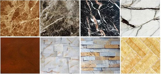 Het hoge Glanzende 1220x2440mm 3mm de Muurcomité van pvc Marmeren UVblad van pvc