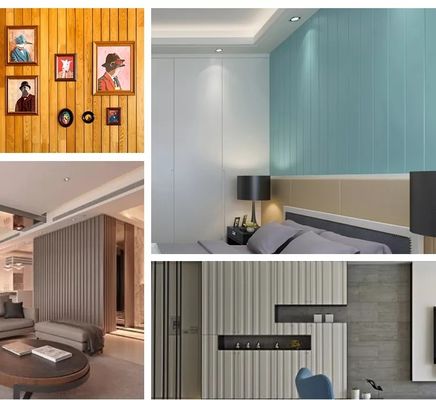 waterdicht WPC-wandpaneel voor binnenwanddecoratie Gemakkelijk te installeren en onderhoud vrij