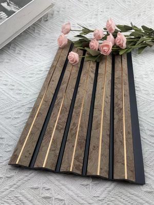 Waterdichte Decoratieps Binnenlandse 3D Houten Muur die Kroonlijstafgietsel Commissie