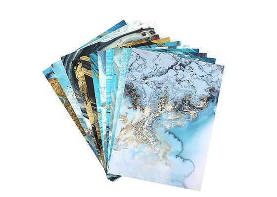 Hoog Glanzend Marmeren het Blad UV Flexibel Plastic Blad van pvc van 4x8 Marmeren Alternatief