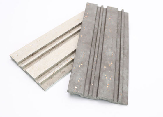 Waterdichte Geluiddichte Gecanneleerde PS Muurcomités Gemakkelijke Installatie Houten Plastic Samenstelling