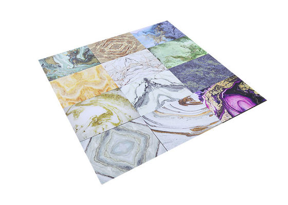 Marmeren Milieuvriendelijke Blad van pvc van het verontreinigings het Vrije Marmeren Substituut