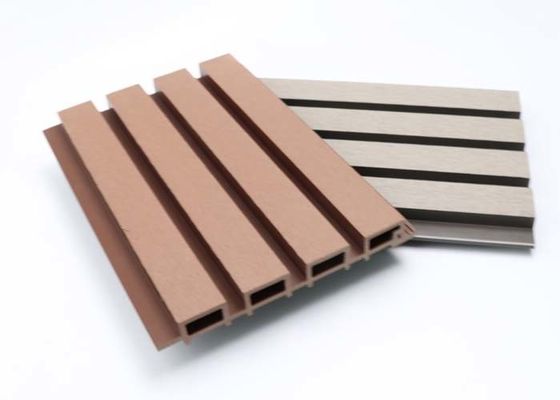 Houten de Muurcomité van Textuurwpc Vriendschappelijke Openlucht van Eco van de Bekledingsluxe voor Yarddecoratie