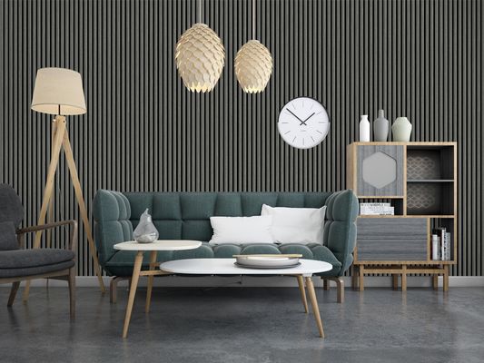 21 * 600 * 2400 mm geluiddicht akoestisch gecanneleerd bordpaneel voor interieurdecoratie