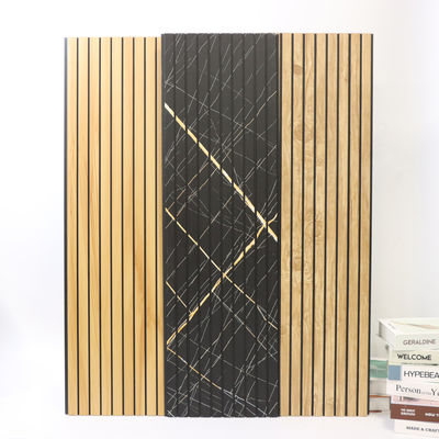 Waterdicht PVC-wandpaneel met fluit PVC-plaat PVC-wandbekleding voor woonkamer slaapkamer PVC-wandpaneel voor commercieel gebruik