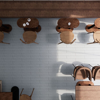 Eenvoudig te installeren en verwijderbare decoratieve vloerfolie met realistische patronen