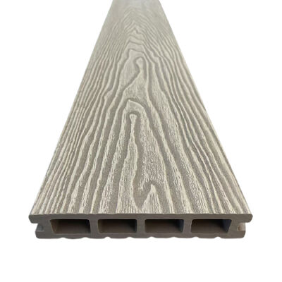 Buiten holle WPC composietdekken. Kleurrijke waterdichte co-extrusie houten kunststof vloer voor tuinprojecten.