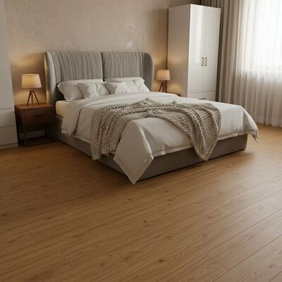 Waterdichte Spc 5 mm stijve vinyl zwevende vloer 20mil slijtlaag Click Lock Plank