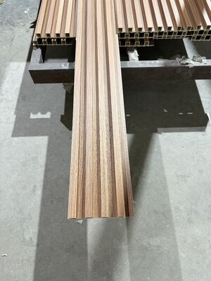 Op maat gemaakt milieuvriendelijk binnenprofiel WPC wandpaneel 160x24 bekleding