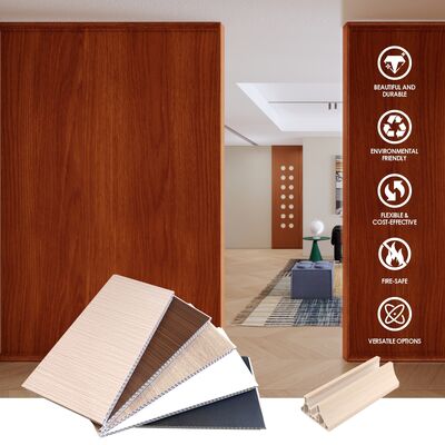 PVC Wandpaneel Scheidingswand Interieur Decoratief Paneel Waterdicht Divider Voor Kamer Ruimte