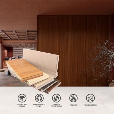 PVC-wandpaneel, interieur decoratief scheidsbord, voor commercieel kantoorgebruik