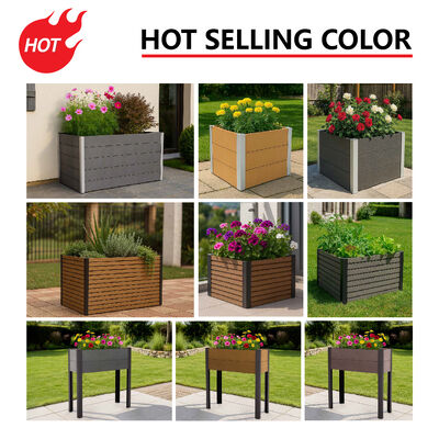 Buitengebouwde tuinbedplantkist met waterdicht brandvertragend, milieuvriendelijk materiaal voor tuinplant