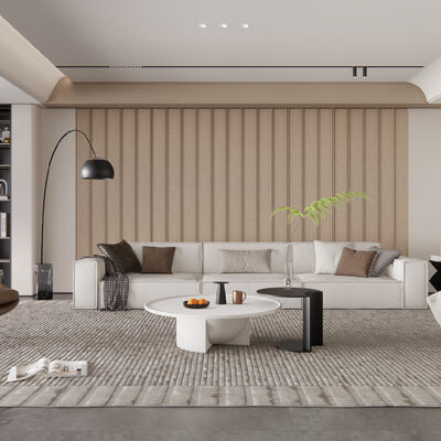 Waterdicht WPC wandpaneel met houtkorrels voor snelle installatie in huis en kantoor