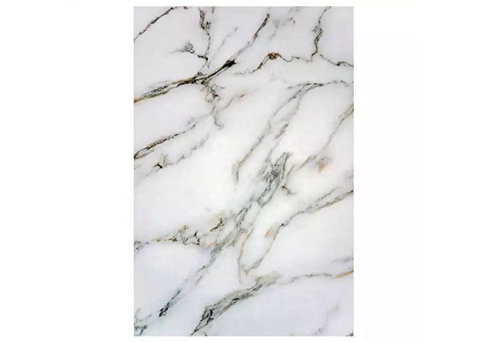 1220x2800x3mm van de het Bladmuur van pvc de Marmeren Decoratieve UVraad voor Saudi-Arabië