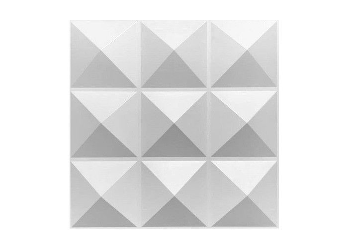 Waterdichte Binnenlandse Decoratieve 3D de Muurcomités het 1mm Glanzen Gouden Diamond Design van pvc