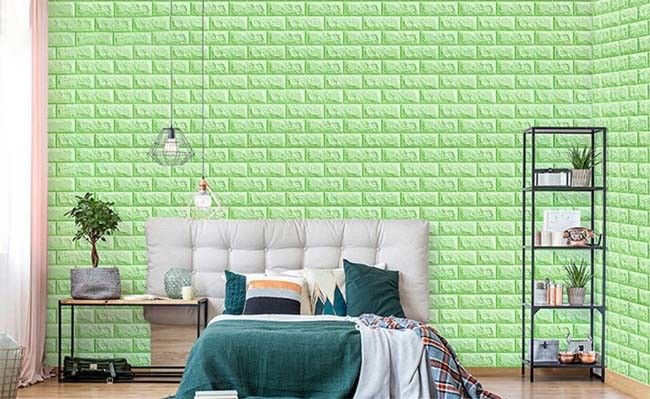 Sterk het Schuimbehang van de Kleverigheids 3D Vinylbaksteen voor Muurdecoratie