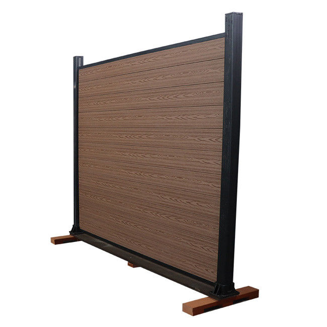 Openluchtwpc-Samenstelling niet Vinyl Decoratieve 1.8m X 1.8m van Panels Plastic Wood van de Privacyomheining