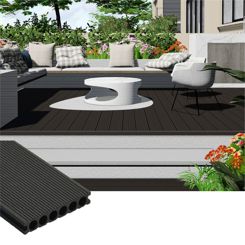 Custom Texture Outdoor WPC Decking.
