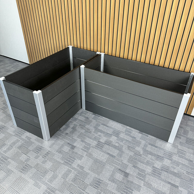 Buitengebouwde tuinbedplantkist met waterdicht brandvertragend, milieuvriendelijk materiaal voor tuinplant