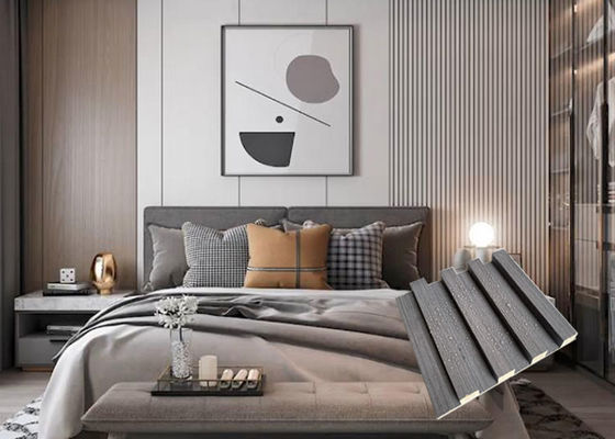 Binnenlands Waterdicht Houten Korrel Gelamineerd de Muurcomités van pvc WPC Ontwerpendecor