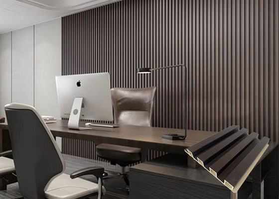 WPC-Muurcomité Bekleding van de Luxe de Holle Houten Plastic Muur voor Huisdecoratie