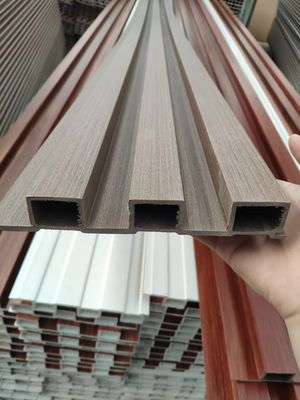 Houten Alternatief Binnen 195x28mm Binnenlands WPC-Muurcomité WPC Decoratief Muurcomité