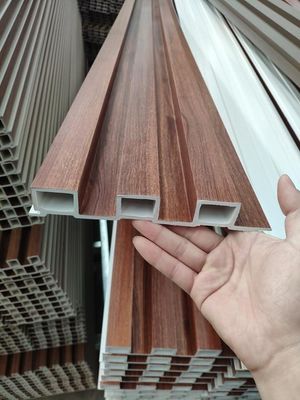 Houten Alternatief Binnen 195x28mm Binnenlands WPC-Muurcomité WPC Decoratief Muurcomité