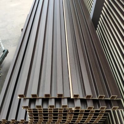 Houten Alternatief Binnen 195x28mm Binnenlands WPC-Muurcomité WPC Decoratief Muurcomité