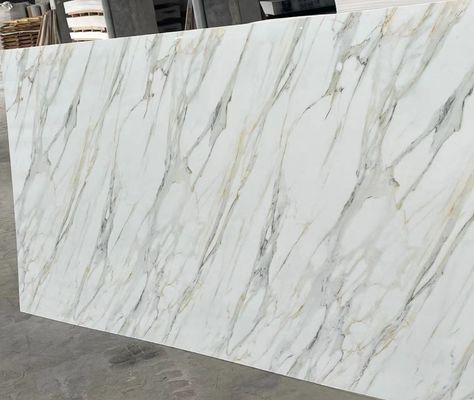 UV van de het Bladbinnenhuisarchitectuur van Deklaagpvc Marmeren de Muurcomité Als achtergrond