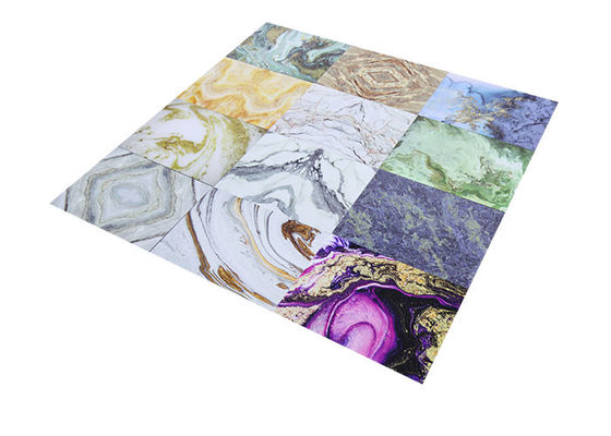 1220x2440mmx3mm van de het Blad 3D Druk van pvc het Marmeren UV Decoratieve Comité