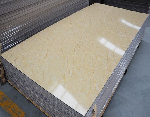 Marmeren Alternatief Binnenlands Decoratief UV Marmeren Blad 1220x2800x3mm van pvc