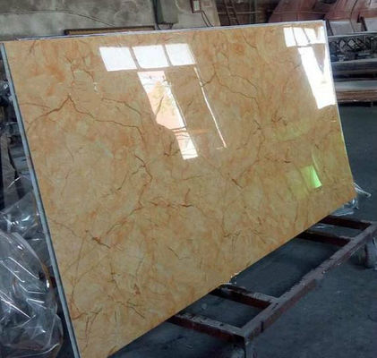Marmeren Alternatief Binnenlands Decoratief UV Marmeren Blad 1220x2800x3mm van pvc