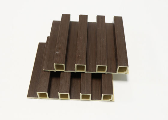 15cmx9mm Binnenlands WPC Muurcomité 16.5cmx2.5cm Waterdicht Gecanneleerd Muurcomité