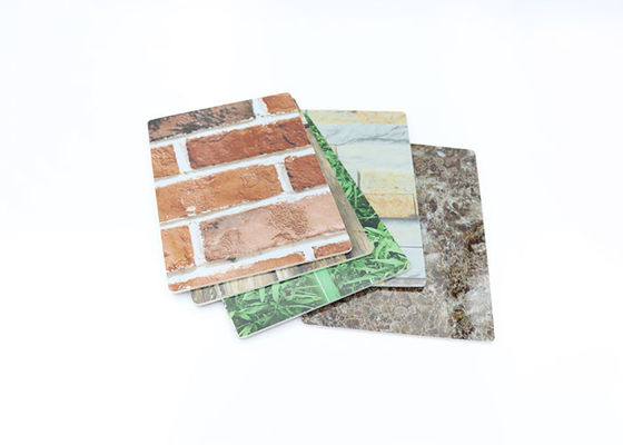 Waterdichte Binnenlandse Decoratieve Marmeren het Blad UV Marmeren Comités van pvc 2mm - 5mm