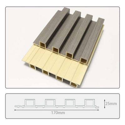 Houten de Comités van de Substituutwpc Louvered Gecanneleerde Muur Elegante Veelzijdig