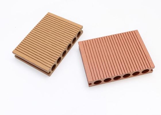 Houten Openlucht Houten Plastic Samengestelde het Dekraad van de Textuurbevloering WPC Decking
