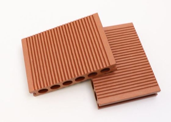 Houten Openlucht Houten Plastic Samengestelde het Dekraad van de Textuurbevloering WPC Decking