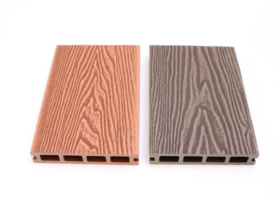 De Bevloeringstuin WPC Decking van het huidenkader 18mm Gemakkelijk Installatie Modern Ontwerp