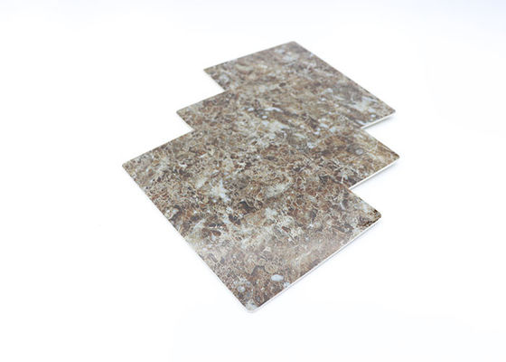 Waterdicht Marmeren het Blad Hoog Glanzend Uv Marmeren Blad van Pvc voor Binnenlandse Muren
