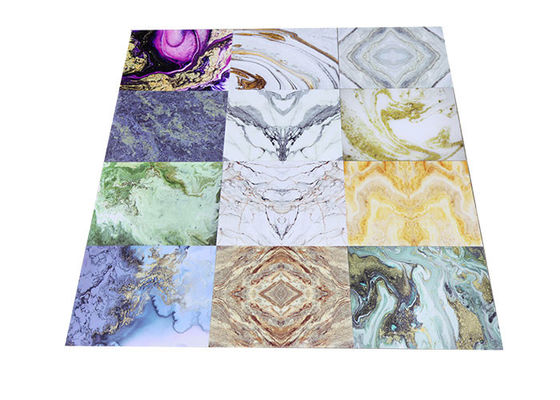 UV Marmeren Blad 1220x2800mm Binnenlandse Muur Waterdichte Decotion van pvc