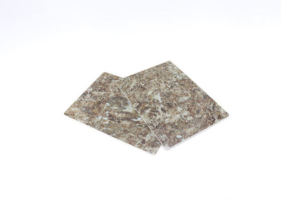 1220x2440x3mm UV Marmeren het Blad Marmeren Alternatieve Binnenlandse Decoratief van pvc