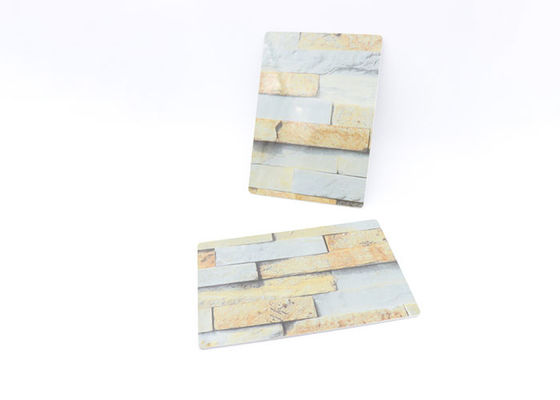 1220x2440x3mm UV Marmeren het Blad Marmeren Alternatieve Binnenlandse Decoratief van pvc