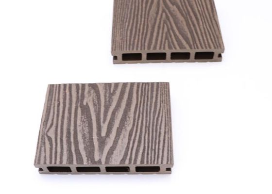 140x25mm de Uitdrijvingswpc Decking Gerecycleerde Houten Plastic Samengestelde Bevloering van Co