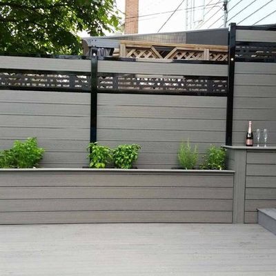 De hoge Glanzende het Comité van de Luxe Buitenwpc Muur Openluchtmuurcomité Waterdichte Uitdrijving van Co