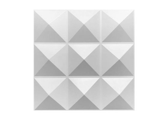 Waterdichte Binnenlandse Decoratieve 3D de Muurcomités het 1mm Glanzen Gouden Diamond Design van pvc