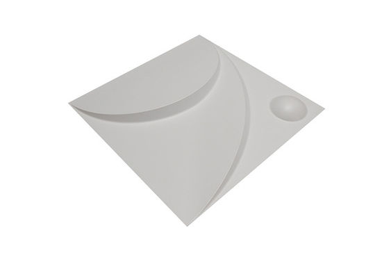 Waterdichte Binnenlandse Decoratieve 3D de Muurcomités het 1mm Glanzen Gouden Diamond Design van pvc