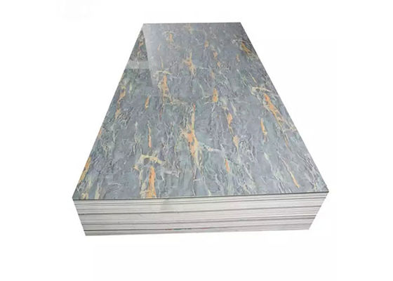1220x2800mm van de Tegel Doorzichtige Pvc van pvc het Marmeren Samengestelde Uvblad