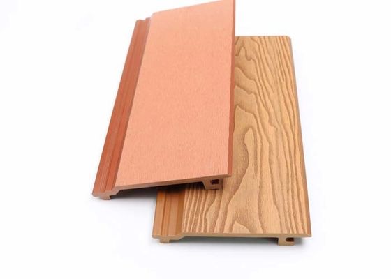 Houten Plastic Samengesteld Buitenwpc-Muurcomité 28mm Co-Uitdrijvings Openluchtdecoratie