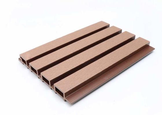 Houten Plastic Samengesteld Buitenwpc-Muurcomité 28mm Co-Uitdrijvings Openluchtdecoratie