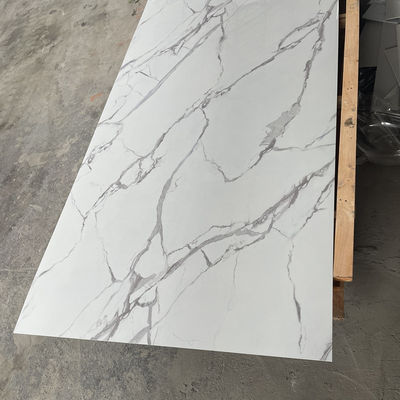 Waterdicht van het de Muurdecor van 1220x2440 1220x2800 het Blad Marmeren Ontwerp van pvc